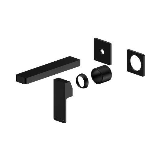 Celia Wall Basin/Bath Mixer Separate Back Plate Trim Kits Only Matte Black