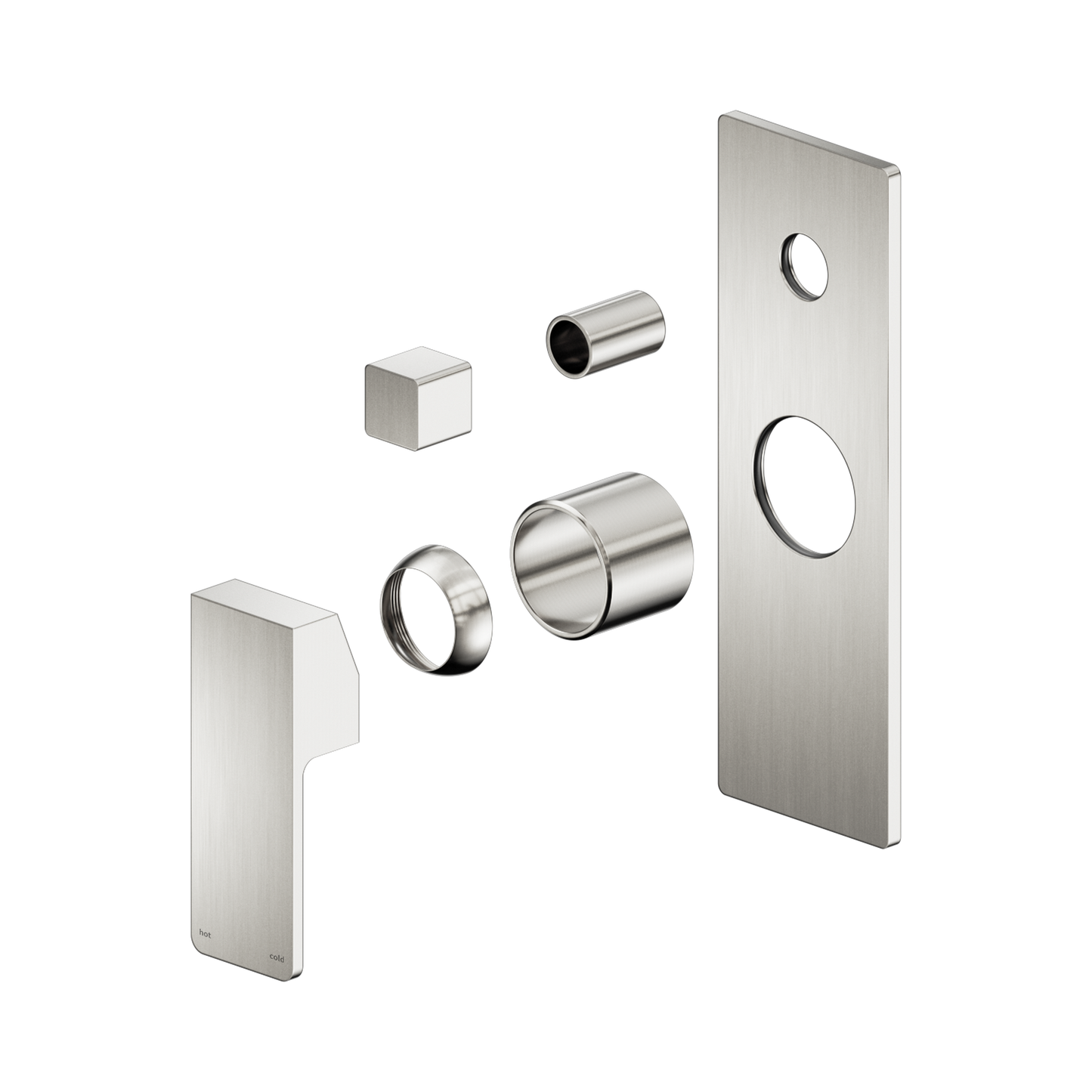 Celia Shower Mixer With Diverter Trim Kits Only Brushed Nickel