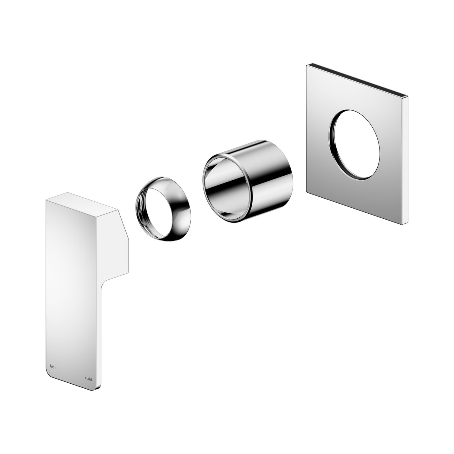 Celia Shower Mixer Trim Kits Only Chrome