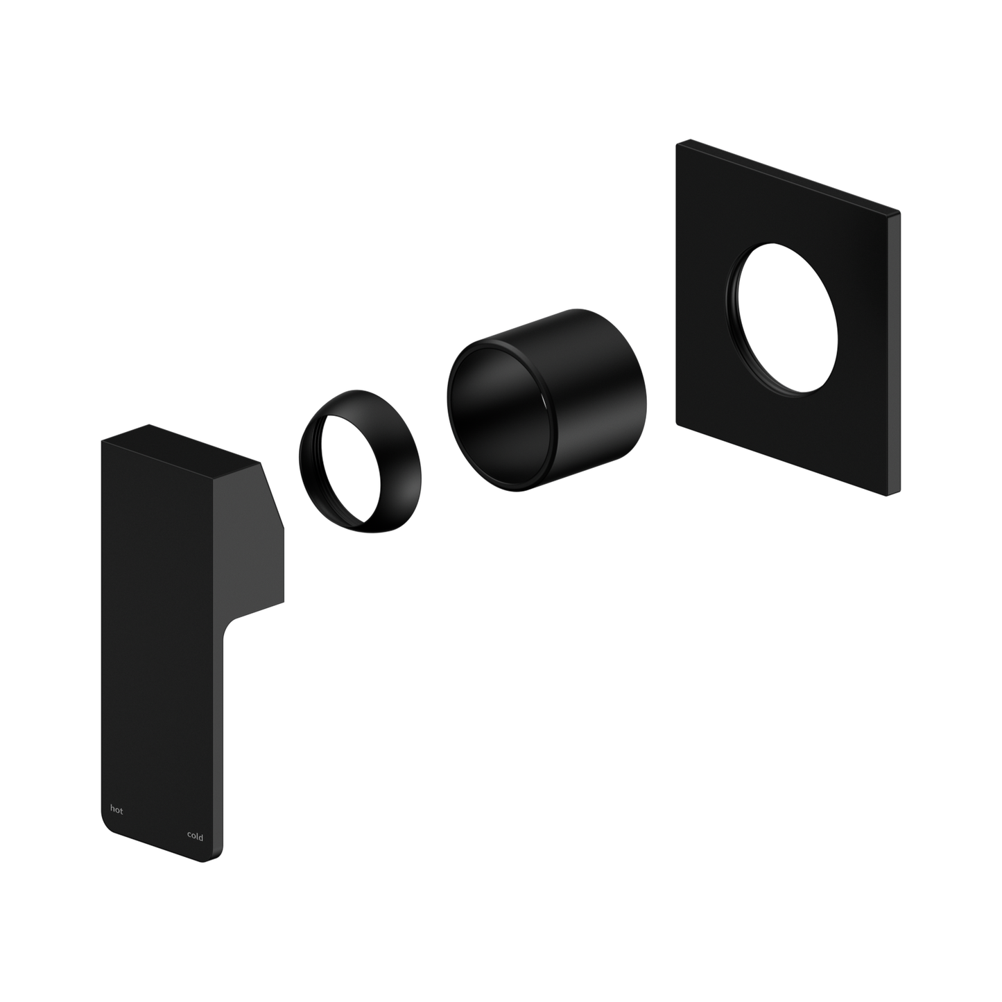 Celia Shower Mixer Trim Kits Only Matte Black