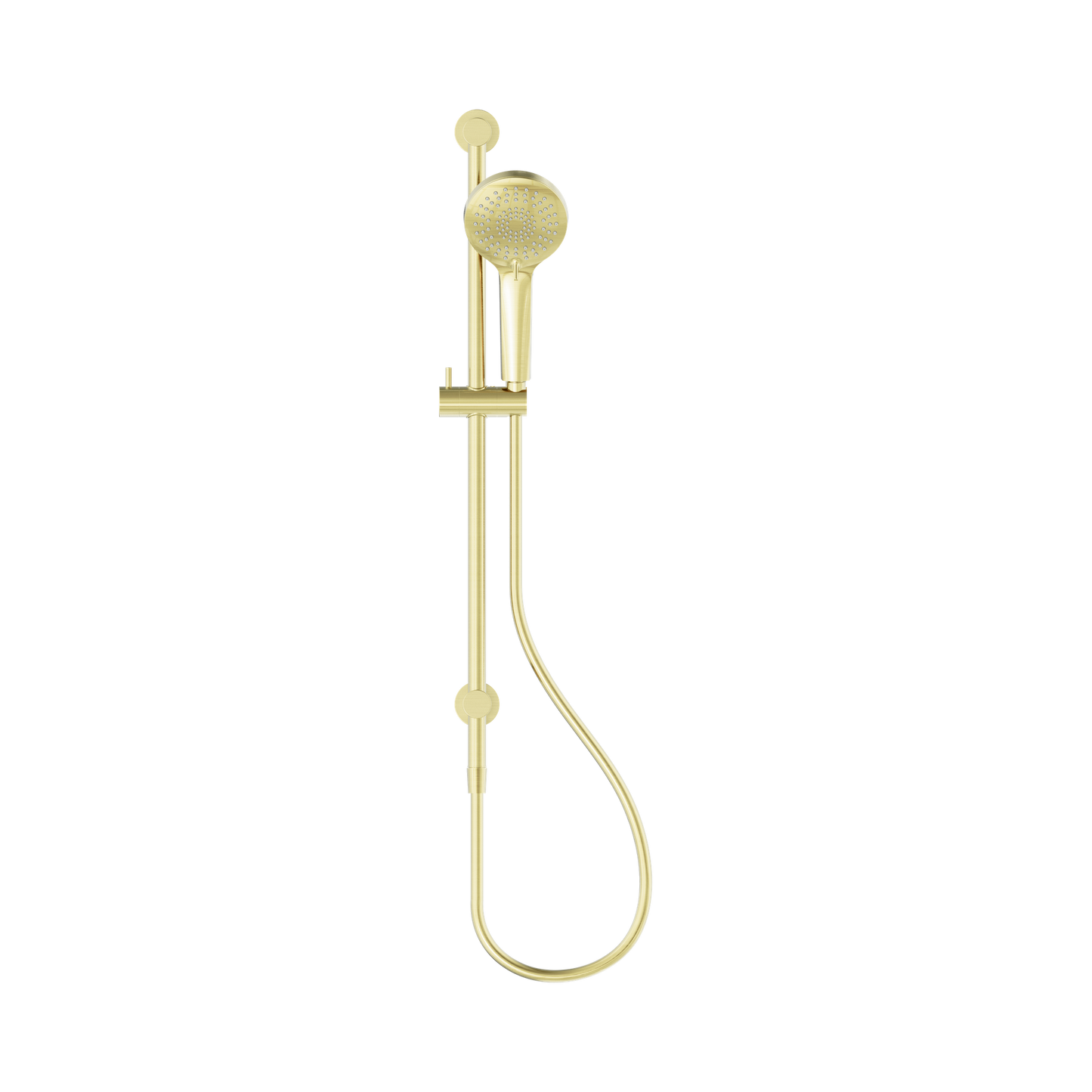 3-Function Shower Rail Brushed Gold