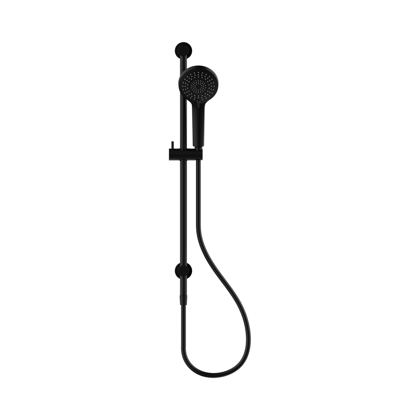 3-Function Shower Rail Matte Black