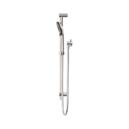 Round Metal Project Rail Shower Brushed Nickel