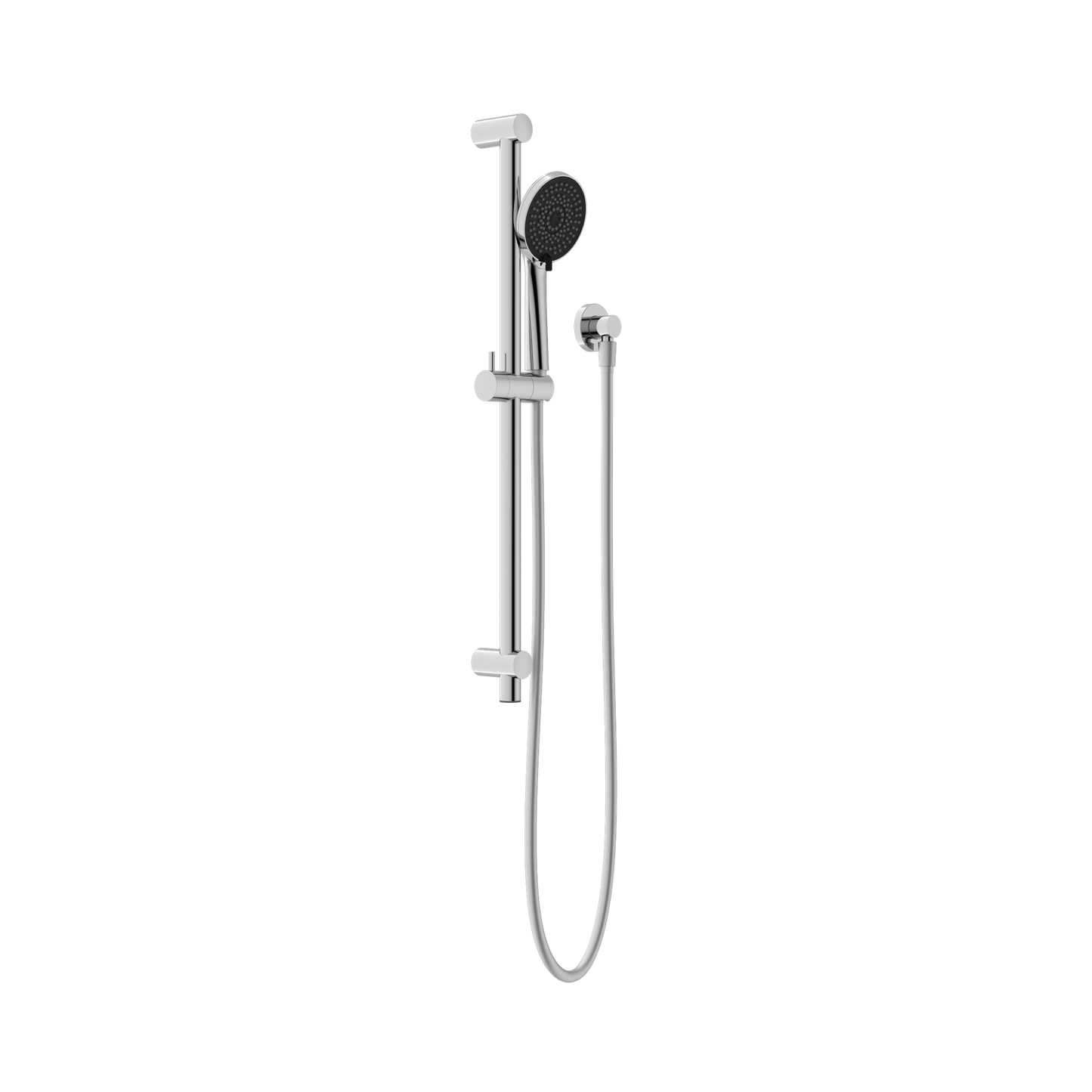 Round Metal Project Rail Shower Chrome
