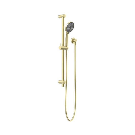 Round Metal Project Shower Rail 4 Star Rating Brushed Gold