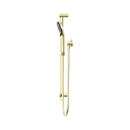 Round Metal Project Shower Rail 4 Star Rating Brushed Gold