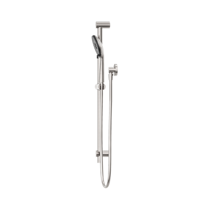 Round Metal Project Shower Rail 4 Star Rating Brushed Nickel
