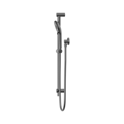 Round Metal Project Shower Rail 4 Star Rating Gun Metal