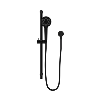Round Metal Project Shower Rail 4 Star Rating Matte Black