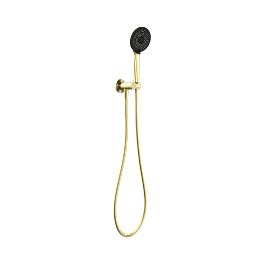 Project Round Shower On Bracket 4 Star Rating Brushed Gold