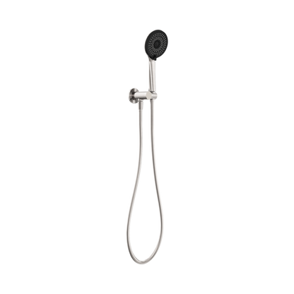 Project Round Shower On Bracket 4 Star Rating Brushed Nickel