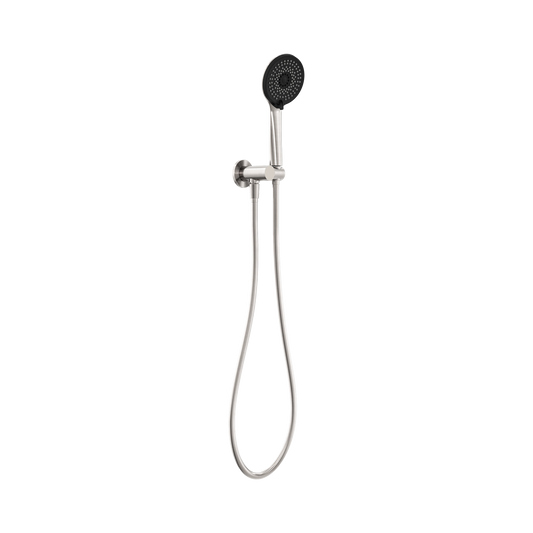 Project Round Shower On Bracket 4 Star Rating Brushed Nickel