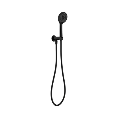 Project Round Shower On Bracket 4 Star Rating Matte Black
