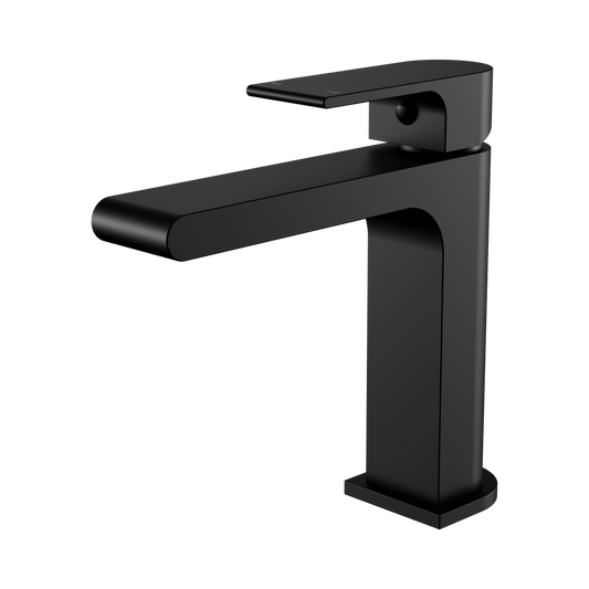 Bianca Basin Mixer Straight Spout Matte Black