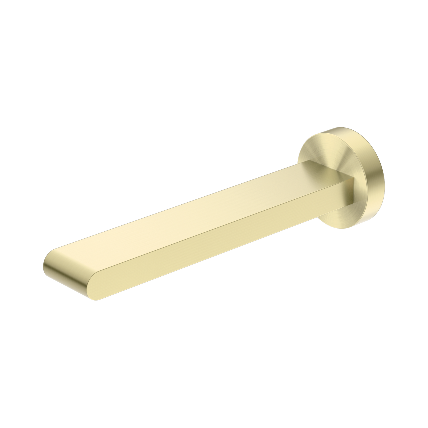 Bianca Fixed Bath Spout Only 200mm Brushed Gold
