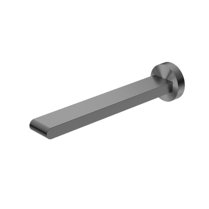 Nero Bianca Fixed Basin/Bath Spout Only 240mm Gun Metal NR321503bGM