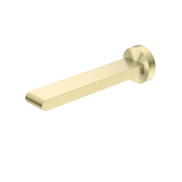 Nero Bianca Fixed Basin/Bath Spout Only 200mm Brushed  NR321503BG