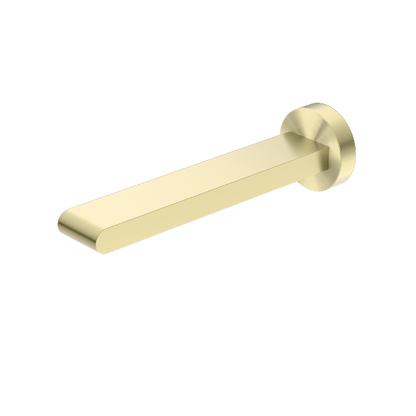 Nero Bianca Fixed Basin/Bath Spout Only 200mm Brushed  NR321503BG