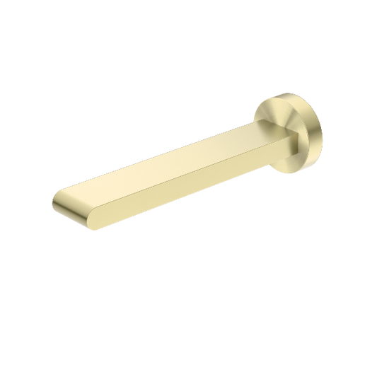Nero Bianca Fixed Basin/Bath Spout Only 200mm Brushed  NR321503BG