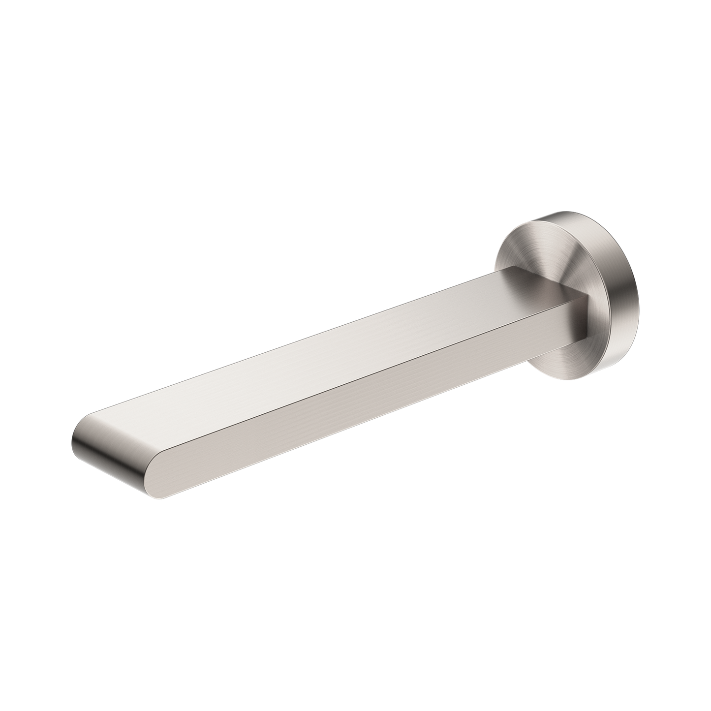Bianca Fixed Bath Spout Only 200mm Brushed Nickel