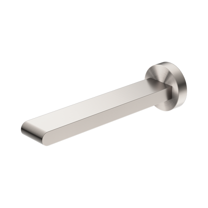 Bianca Fixed Bath Spout Only 200mm Brushed Nickel