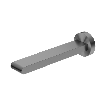 Bianca Fixed Bath Spout Only 200mm Gun Metal
