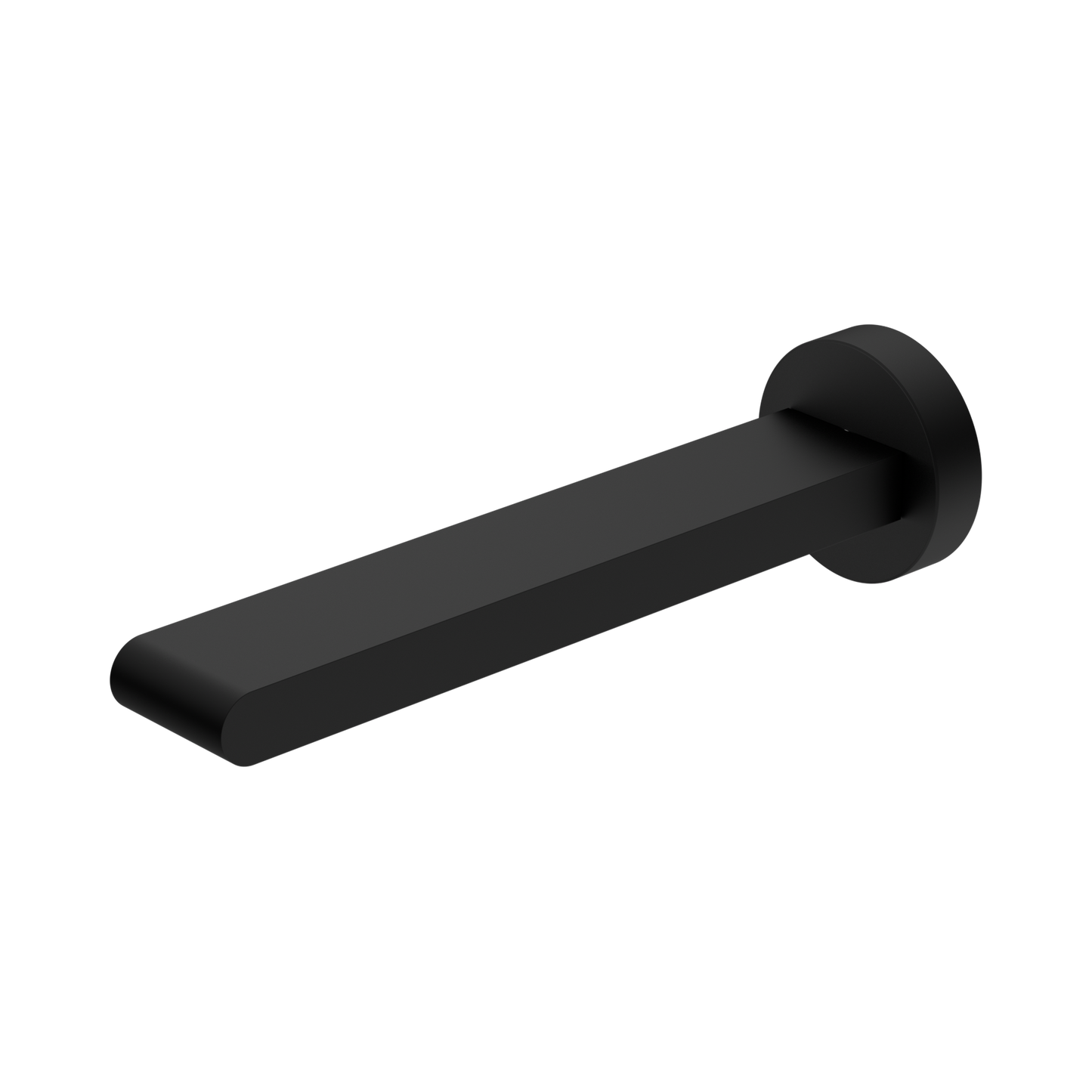 Bianca Fixed Bath Spout Only 200mm Matte Black