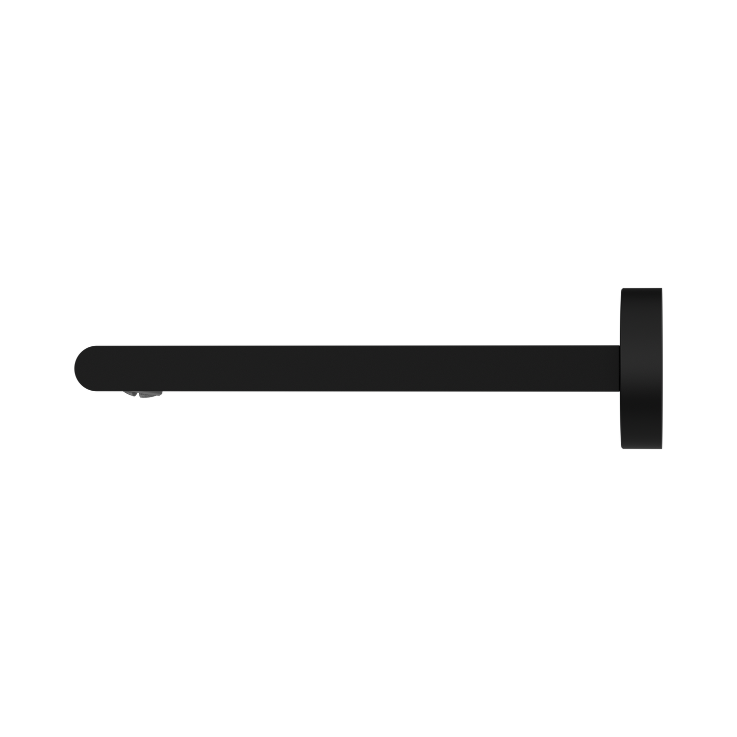 Bianca Fixed Bath Spout Only 200mm Matte Black
