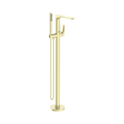 Bianca Freestanding Bath Mixer With Hand Shower Brushed Gold