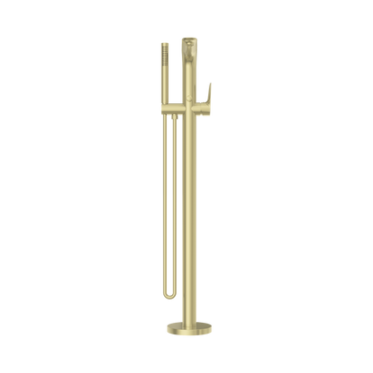 Bianca Freestanding Bath Mixer With Hand Shower Brushed Gold