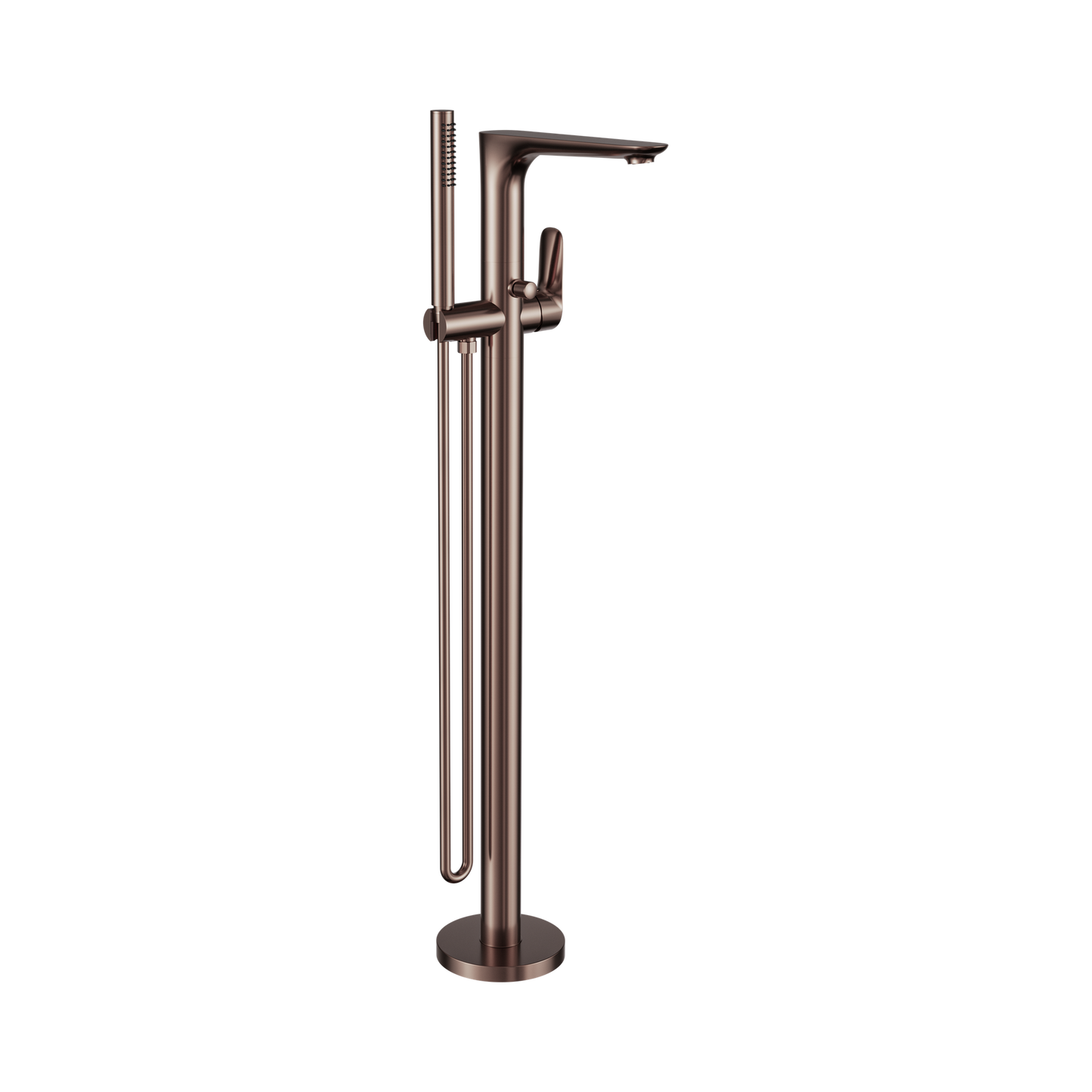 Bianca Freestanding Bath Mixer With Hand Shower Brushed Bronze