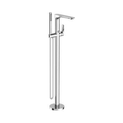 Bianca Freestanding Bath Mixer With Hand Shower Chrome