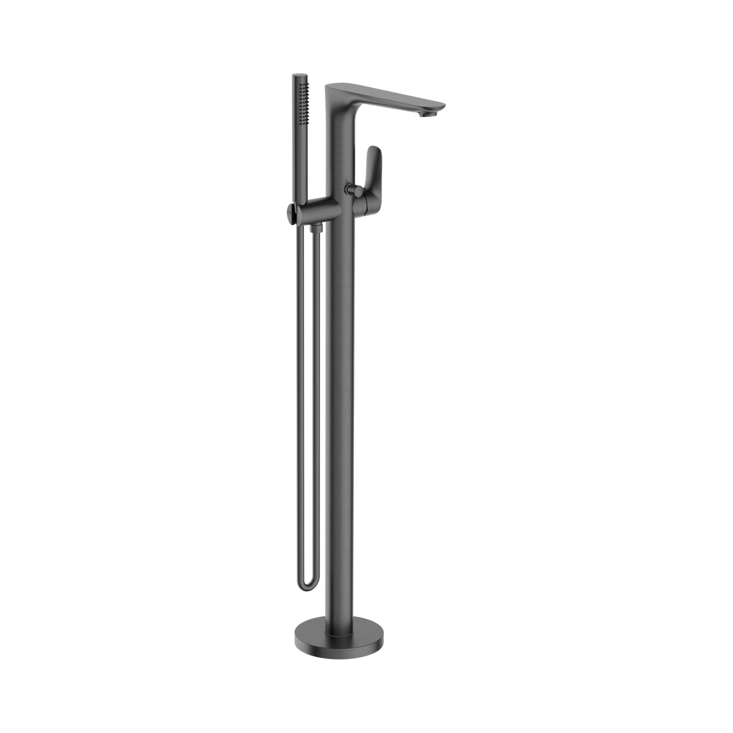 Bianca Freestanding Bath Mixer With Hand Shower Gun Metal