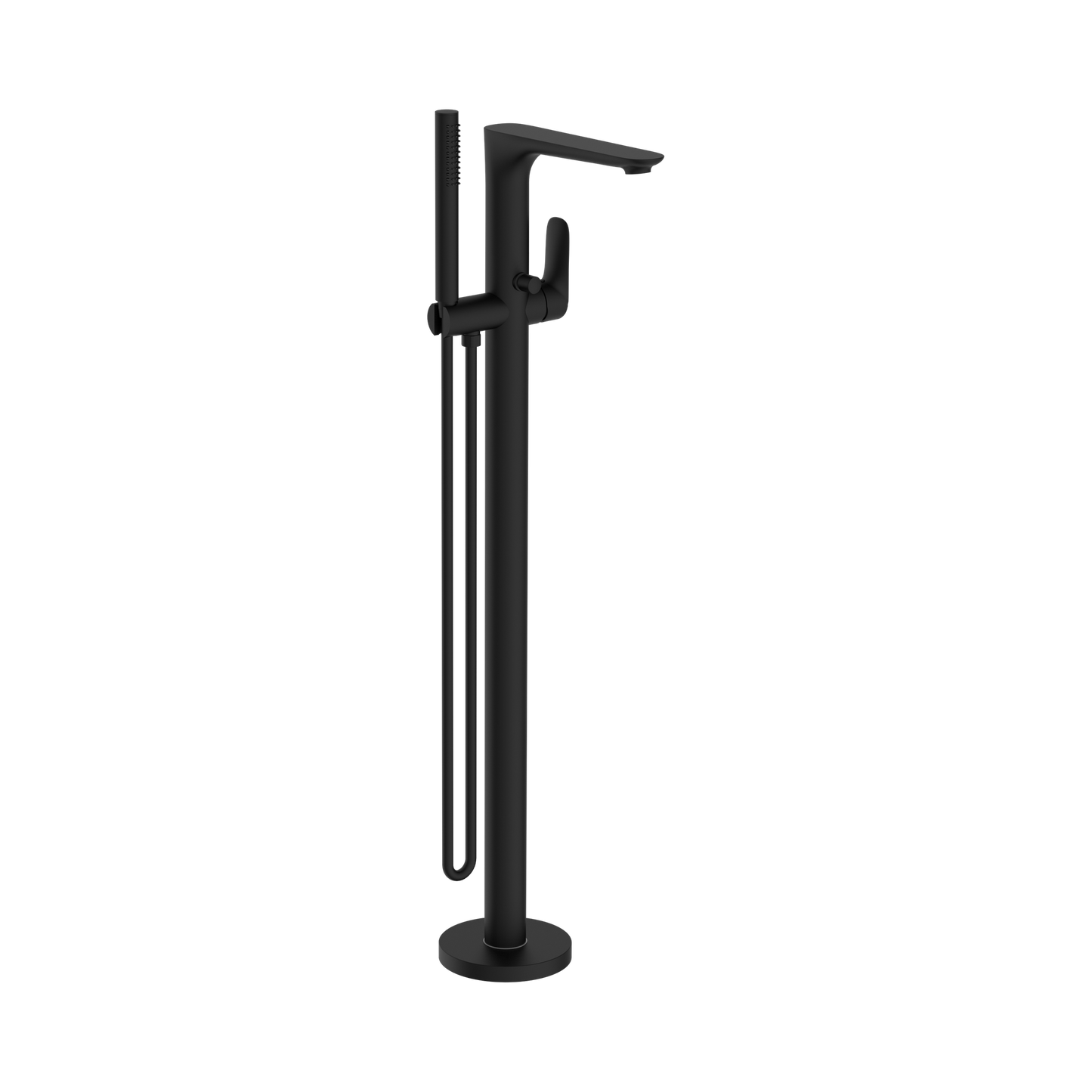 Bianca Freestanding Bath Mixer With Hand Shower Matte Black
