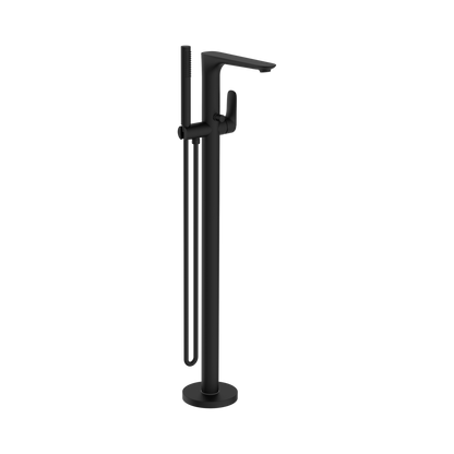Bianca Freestanding Bath Mixer With Hand Shower Matte Black