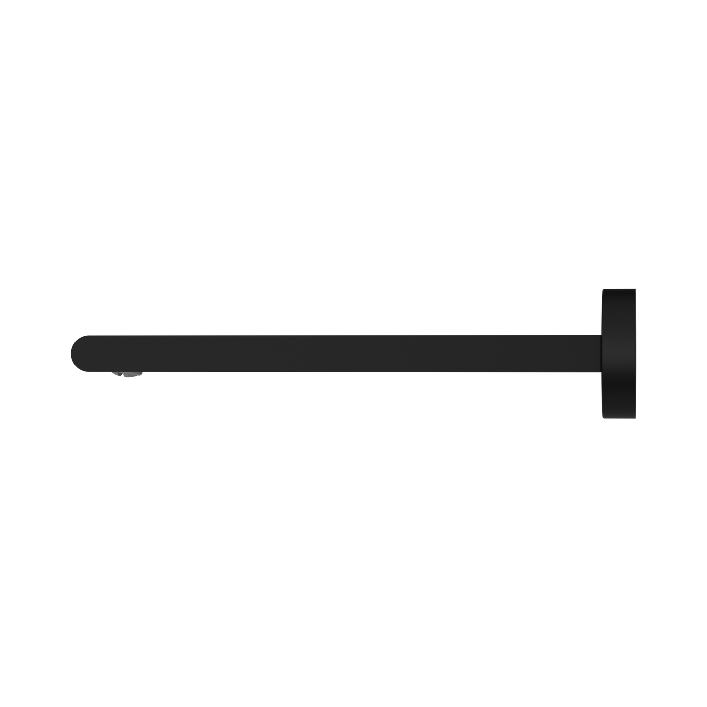 Bianca Fixed Bath Spout Only 240mm Matte Black