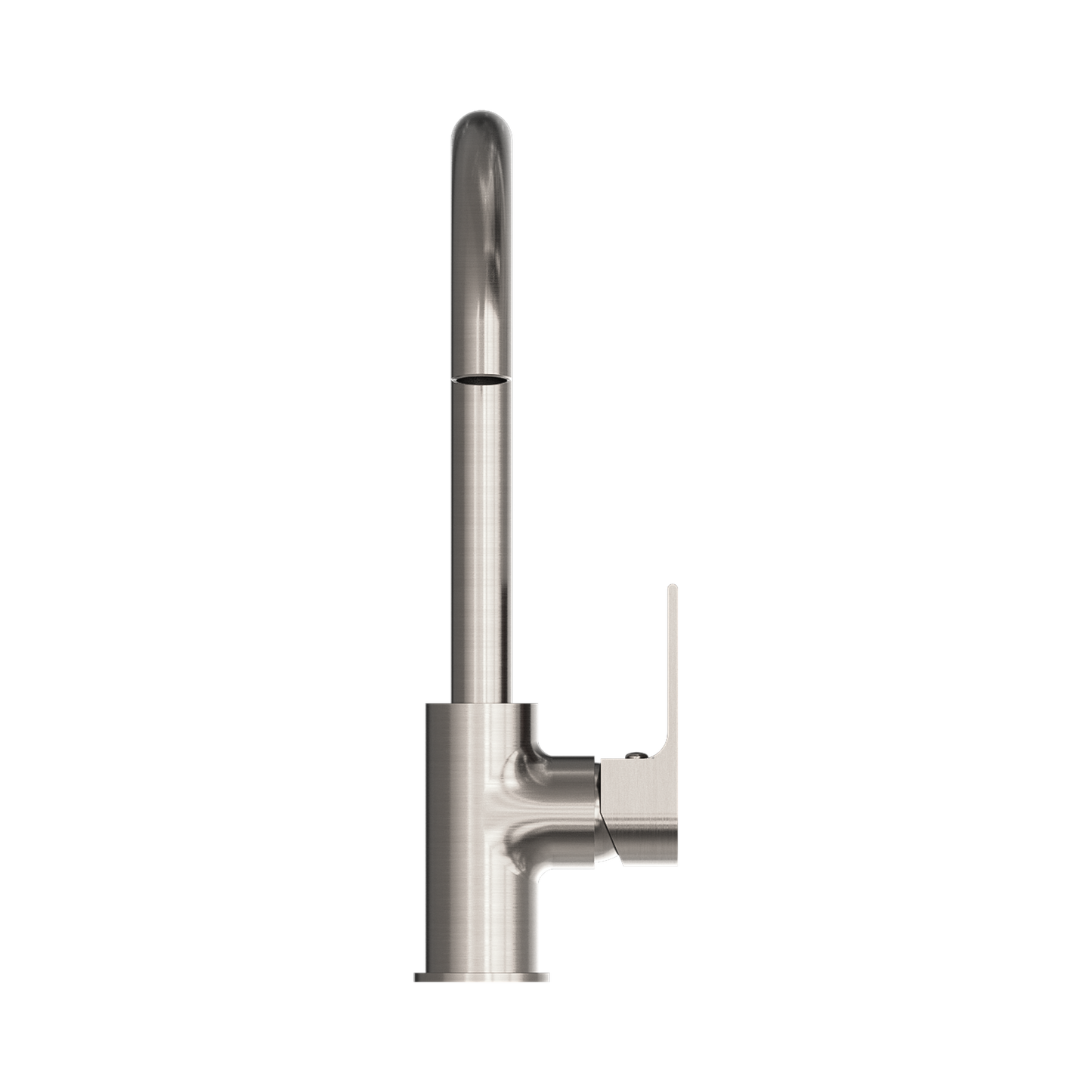 Bianca Kitchen Mixer Gooseneck Spout Brushed Nickel