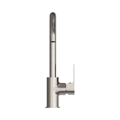 Bianca Kitchen Mixer Gooseneck Spout Brushed Nickel