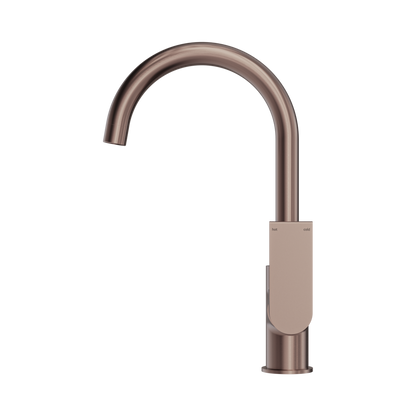 Bianca Kitchen Mixer Gooseneck Spout Brushed Bronze