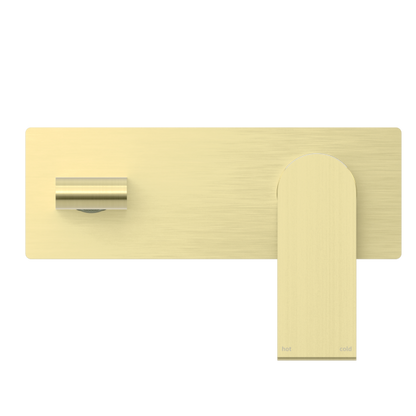 Nero Bianca Wall Mixer 200mm Spout