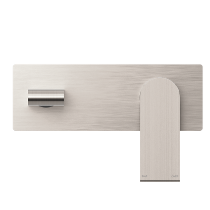 Nero Bianca Wall Mixer 200mm Spout