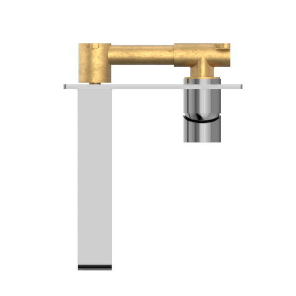 Nero Bianca Wall Mixer 200mm Spout