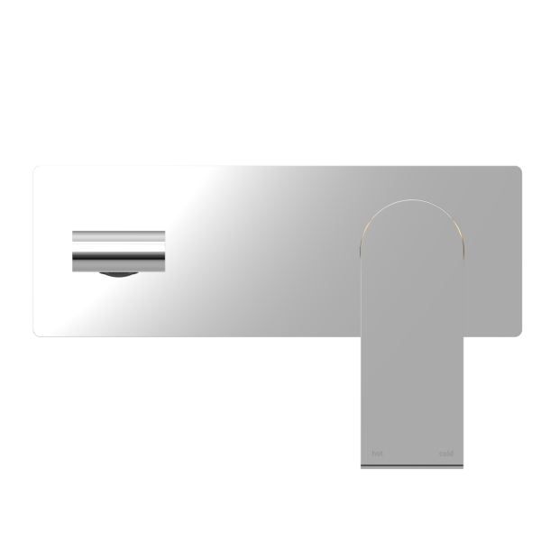 Nero Bianca Wall Mixer 200mm Spout
