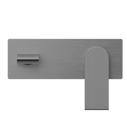 Nero Bianca Wall Mixer 200mm Spout