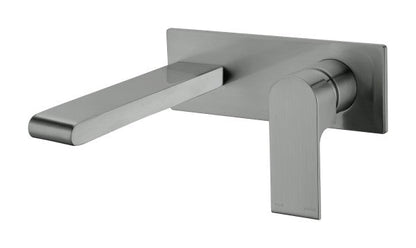 Nero Bianca Wall Mixer 200mm Spout