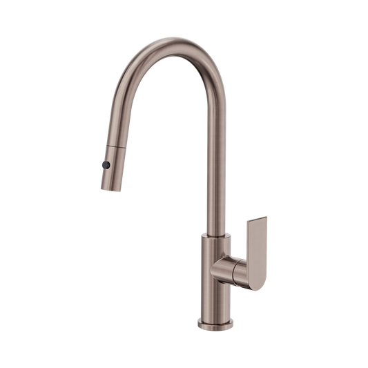 Bianca Pull Out Sink Mixer With Vegie Spray Function Brushed Bronze