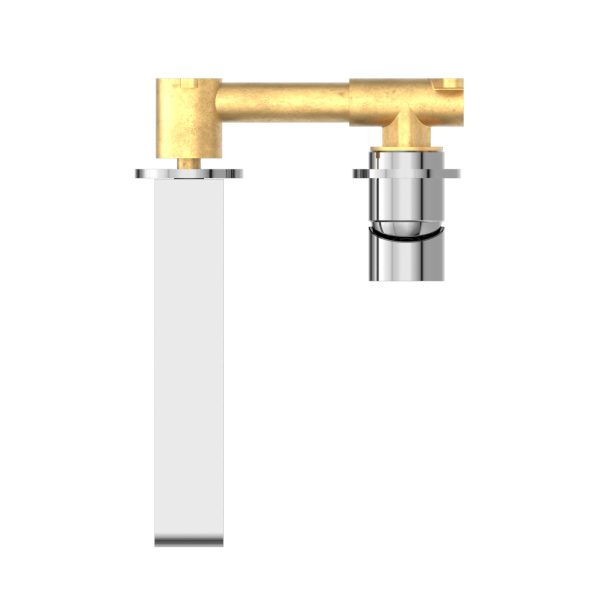 Nero Bianca Wall Mixer 200mm Spout Separate Backplates