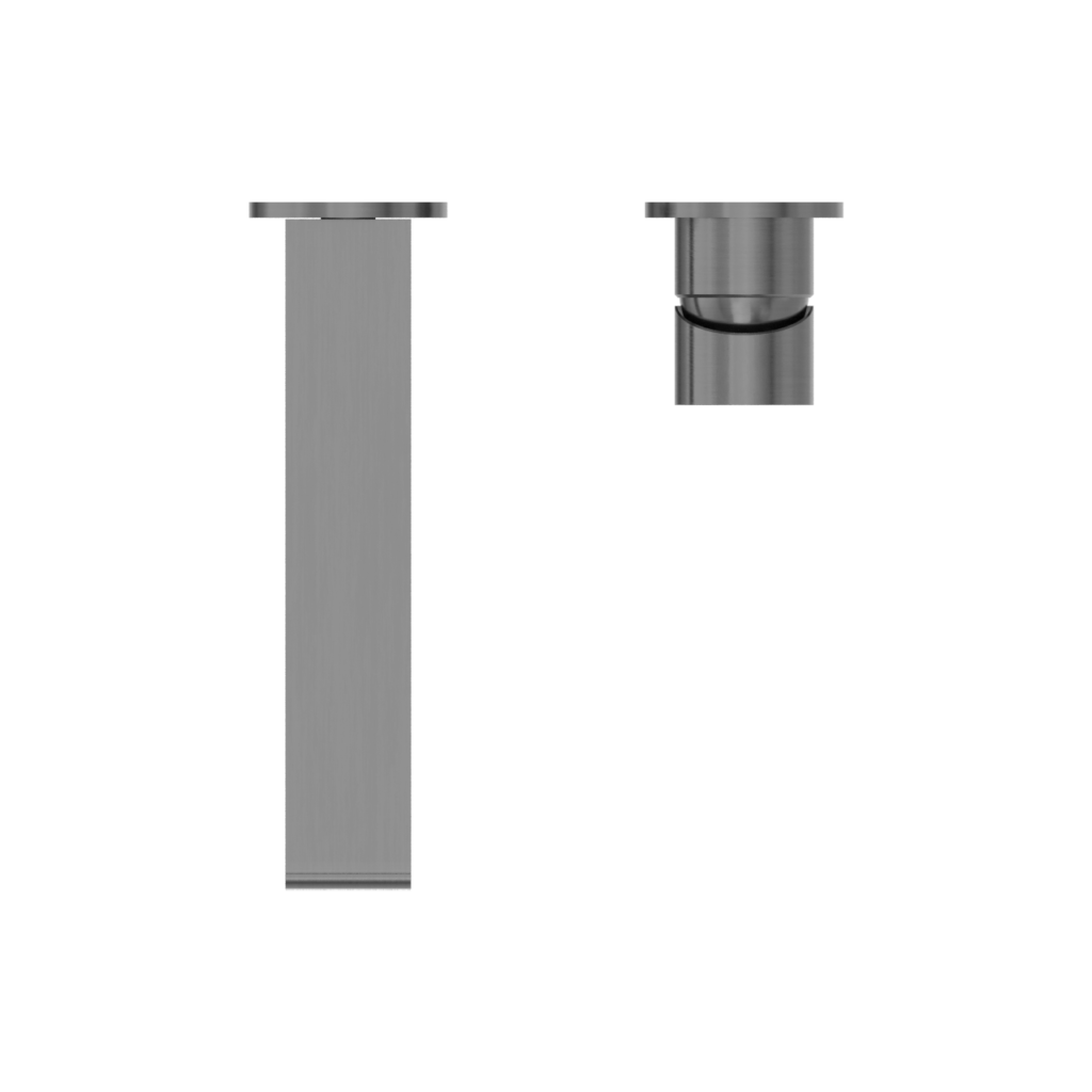 Nero Bianca Wall Basin Mixer Set Gun Metal