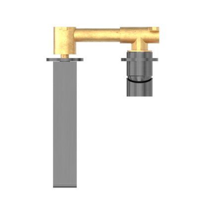 Nero Bianca Wall Mixer 200mm Spout Separate Backplates