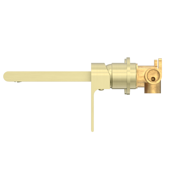 Nero Bianca Wall Mixer 200mm Spout Separate Backplates